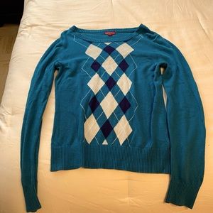 Plaid pullover jacket